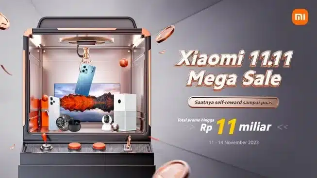 Xiaomi Menggelar Harbolnas 11.11 Mega Sale, Total Promo Mencapai 11 Miliar Rupiah