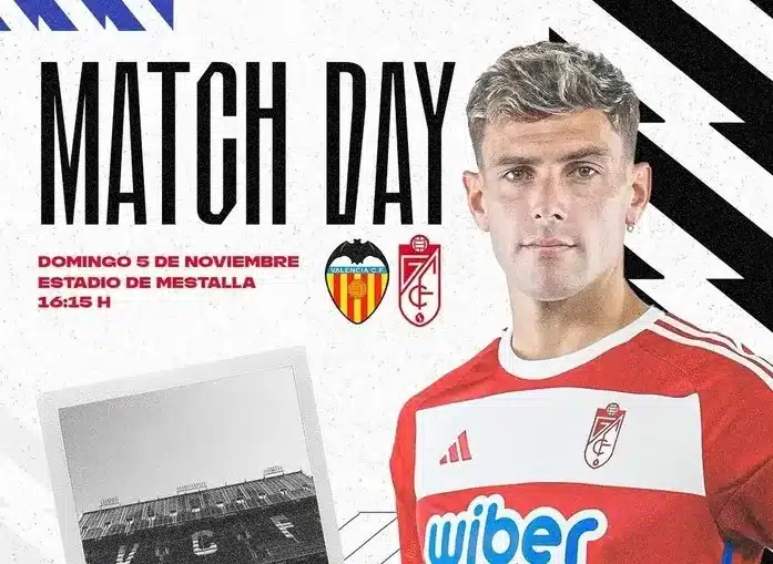 Tonton live streaming Liga Spanyol atau La Liga, laga Valencia vs Granada pada Minggu 5 November 2023 malam /Tangkapan layar Instagram @granadafc